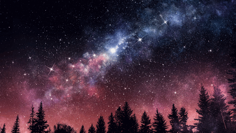 night sky with stars