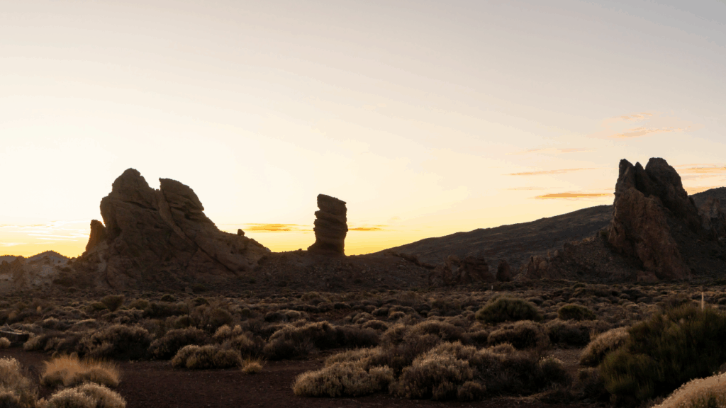 Barren rock landscape