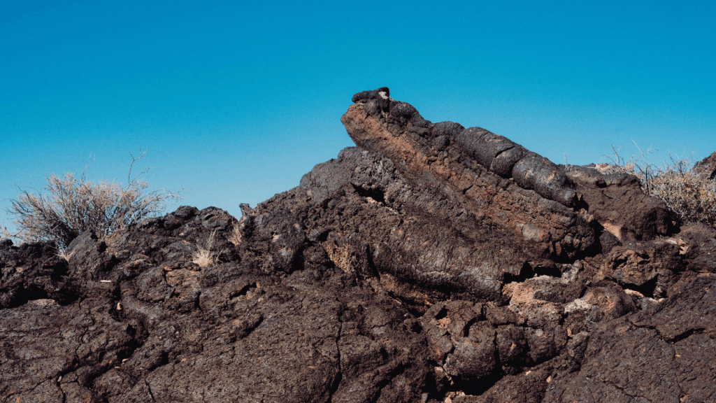 volcanic land formation